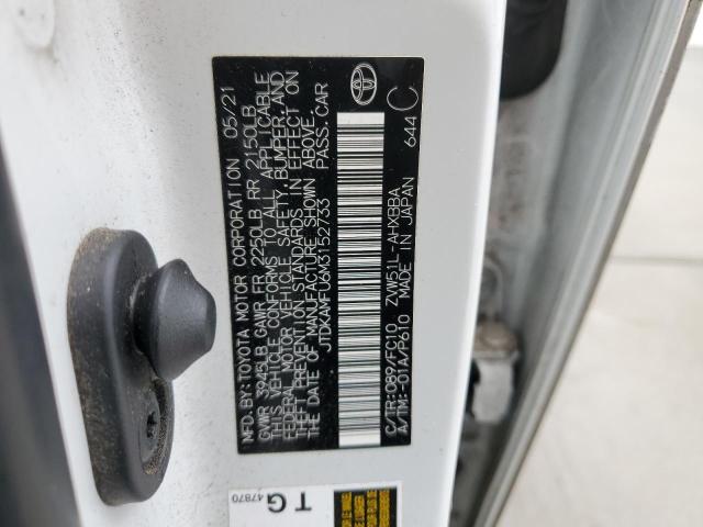 JTDKAMFU6M3152733 Toyota Prius Special Edition