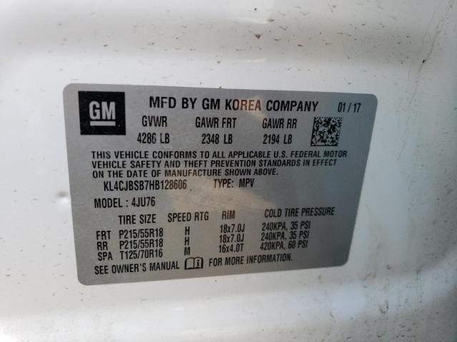 KL4CJBSB7HB128606 Buick Encore Preferred Ii