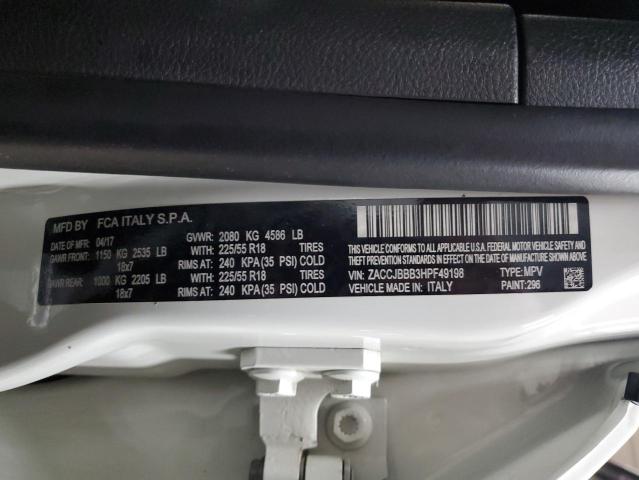 ZACCJBBB3HPF49198 Jeep Renegade Latitude