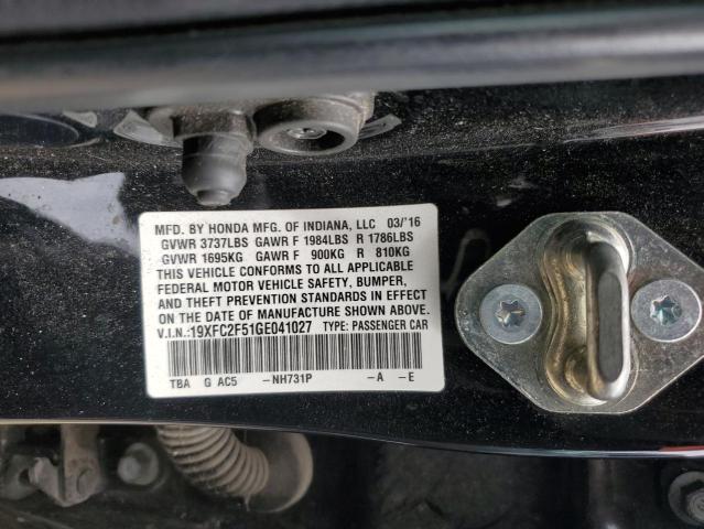 19XFC2F51GE041027 Honda Civic Lx