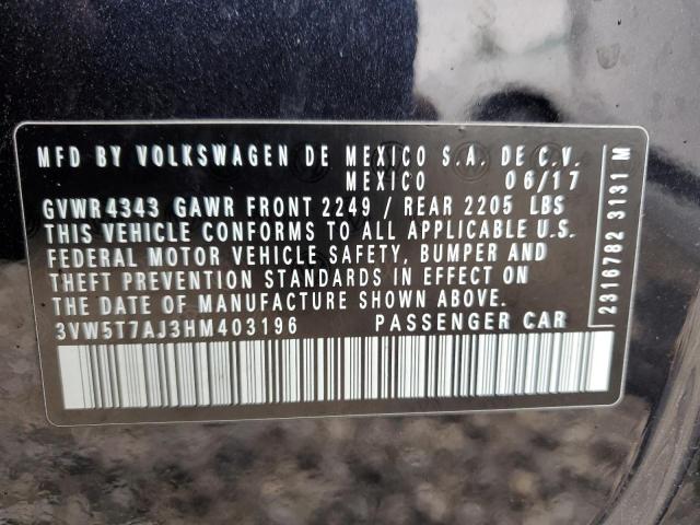 3VW5T7AJ3HM403196 Volkswagen JETTA GLI