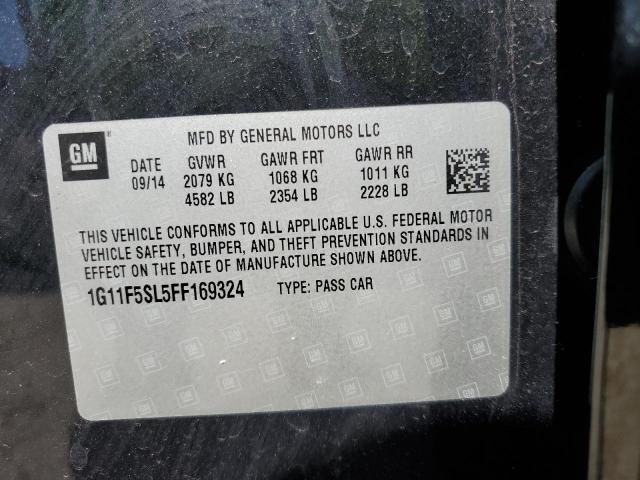 1G11F5SL5FF169324 Chevrolet MALIBU LTZ