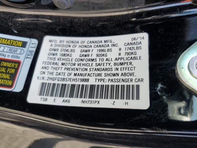 2HGFG3B57EH519888 Honda Civic Lx