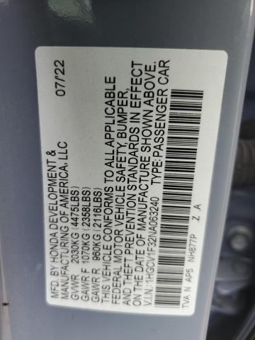 1HGCV1F32NA063240 Honda Accord Sport