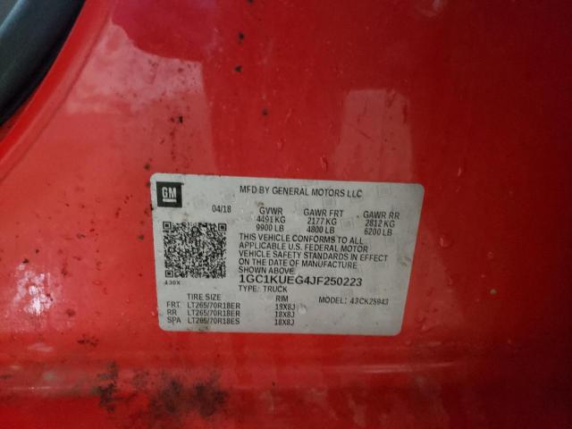 1GC1KUEG4JF250223 Chevrolet Silverado K2500 Heavy Duty