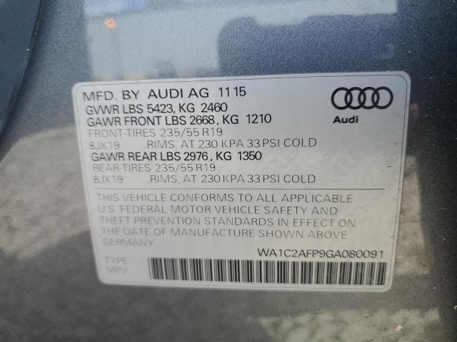 WA1C2AFP9GA080091 Audi Q5 PREMIUM