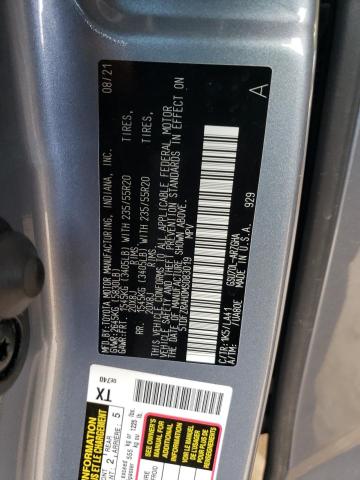 5TDFZRAH0MS083019 Toyota Highlander Platinum