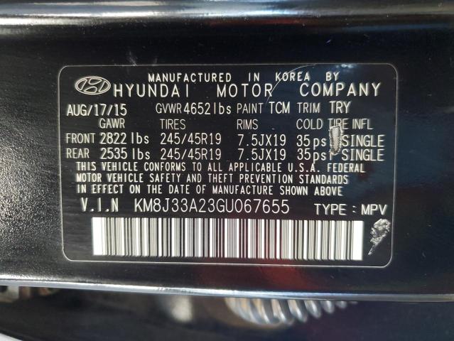 KM8J33A23GU067655 Hyundai Tucson Limited