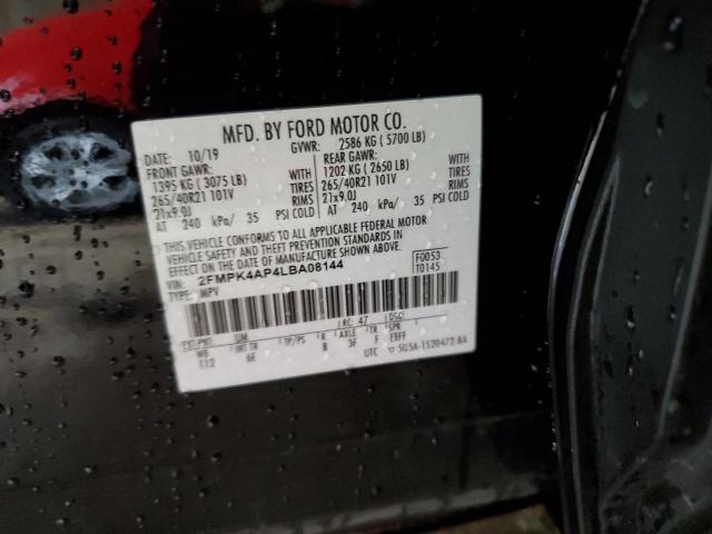 2FMPK4AP4LBA08144 Ford EDGE ST