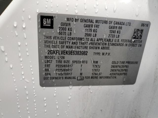 2GKFLVEK9E6383982 GMC Terrain Sle