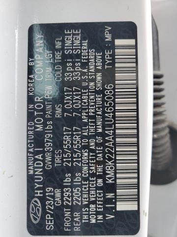 KM8K22AA4LU465086 Hyundai Kona Sel