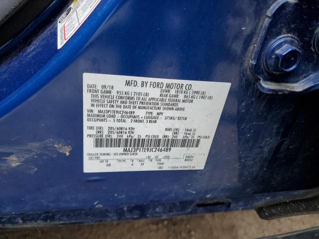 MAJ3P1TE9JC246489 Ford Ecosport Se