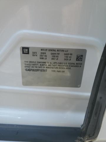 1G4GF5G33FF167917 Buick Lacrosse Premium