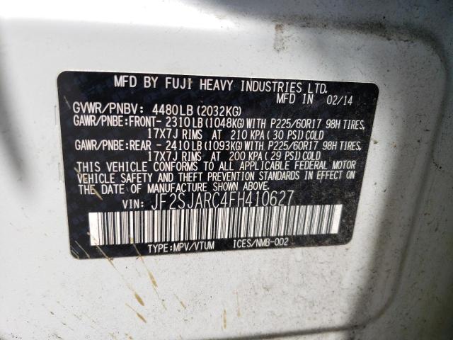 JF2SJARC4FH410627 Subaru Forester 2.5i Limited