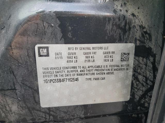 1G1PC5SB4F7162546 Chevrolet CRUZE LT