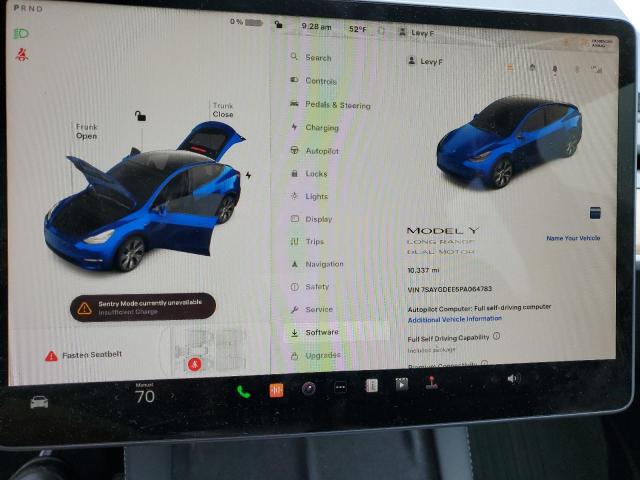7SAYGDEE5PA064783 Tesla Model Y