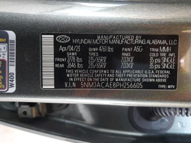 5NMJACAE8PH256605 Hyundai TUCSON SE
