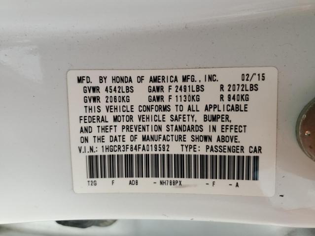 1HGCR3F84FA019592 Honda ACCORD EXL