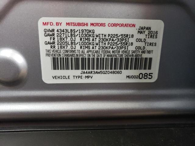 JA4AR3AW5GZ048060 Mitsubishi Outlander Sport Es