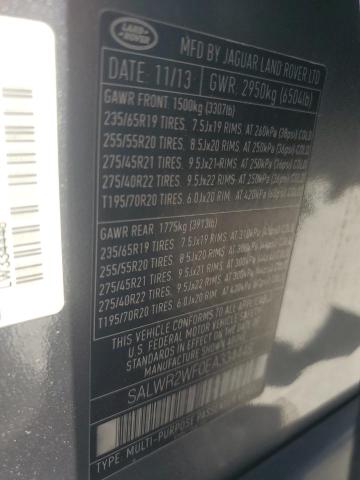 SALWR2WF0EA334448 Land Rover Range Rover Sport Hse