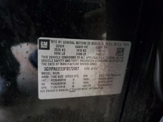 3GYFNEE33FS572087 Cadillac Srx Luxury Collection