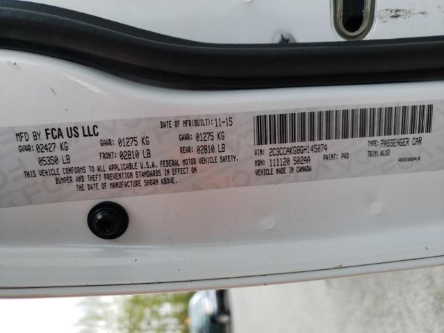2C3CCAKG8GH145074 Chrysler 300C
