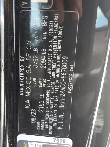 3KPF24AD0PE676009 KIA FORTE LX