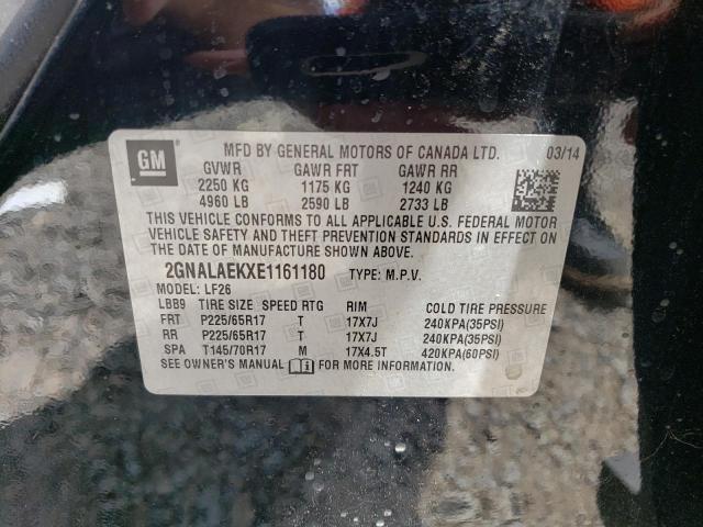 2GNALAEKXE1161180 Chevrolet EQUINOX LS