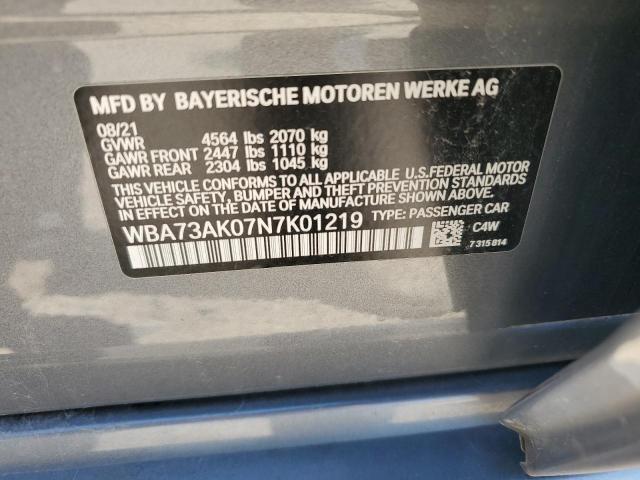 WBA73AK07N7K01219 BMW 228XI