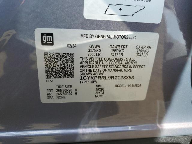 1GYKPRRL9RZ123353 Cadillac Lyriq Luxury