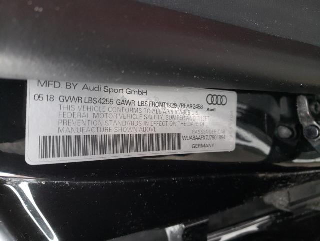 WUABAAFX7J7901894 Audi R8 Rws