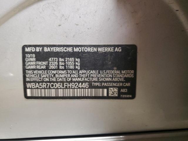 WBA5R7C06LFH92446 BMW 330XI