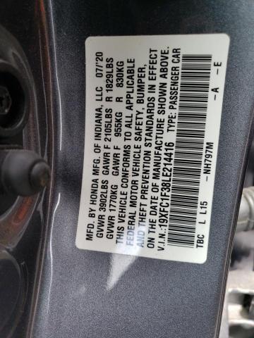 19XFC1F38LE214416 Honda CIVIC EX