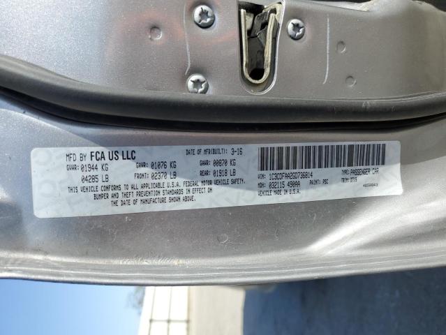 1C3CDFAA2GD736814 Dodge DART SE