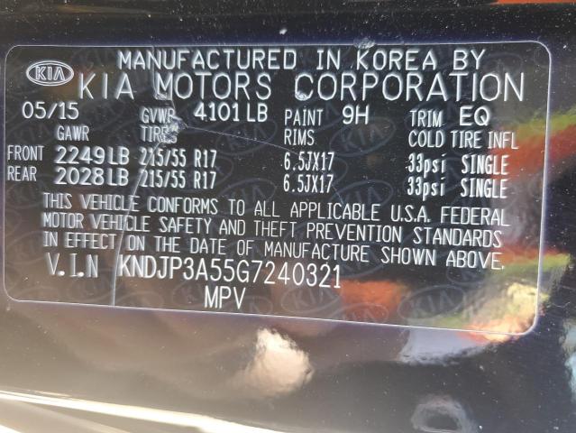 KNDJP3A55G7240321 KIA SOUL +