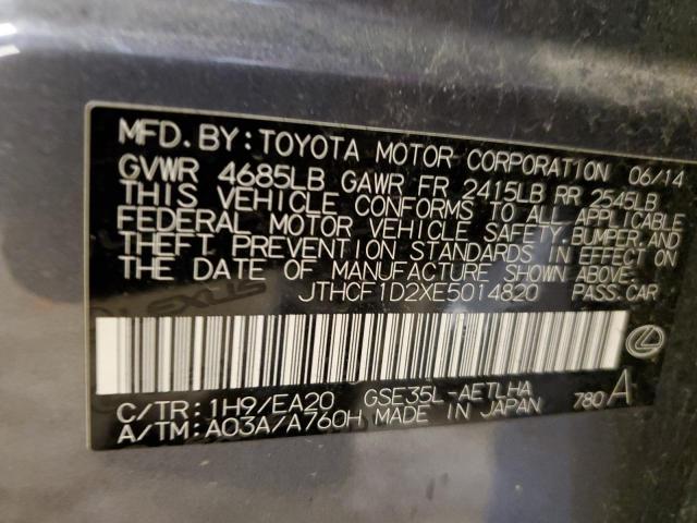 JTHCF1D2XE5014820 Lexus IS 250