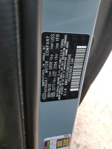 KMHLS4AG2MU064948 Hyundai ELANTRA SEL