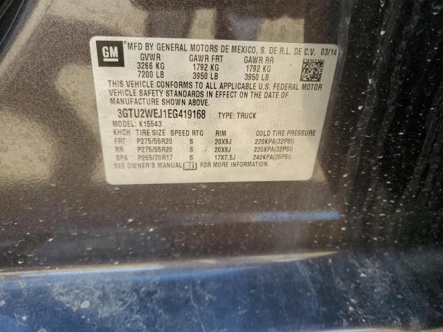 3GTU2WEJ1EG419168 GMC Sierra K1500 Denali