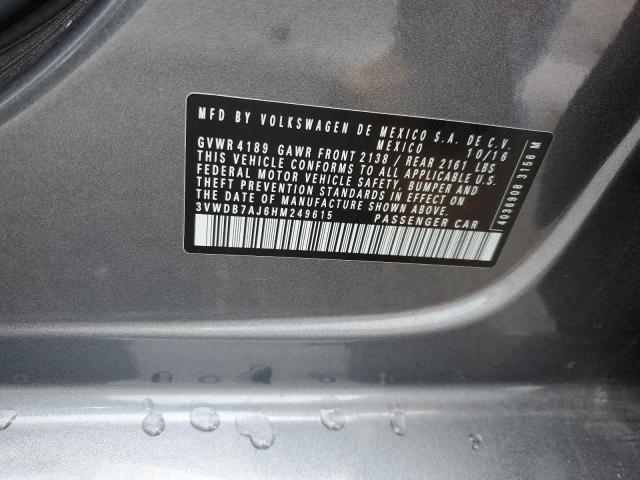3VWDB7AJ6HM249615 Volkswagen JETTA SE