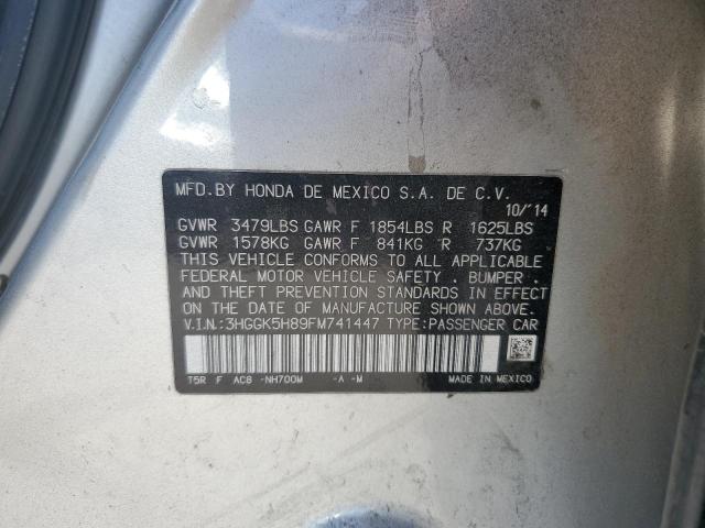 3HGGK5H89FM741447 Honda FIT EX