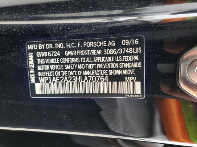 WP1AE2A23HLA70764 Porsche Cayenne Se