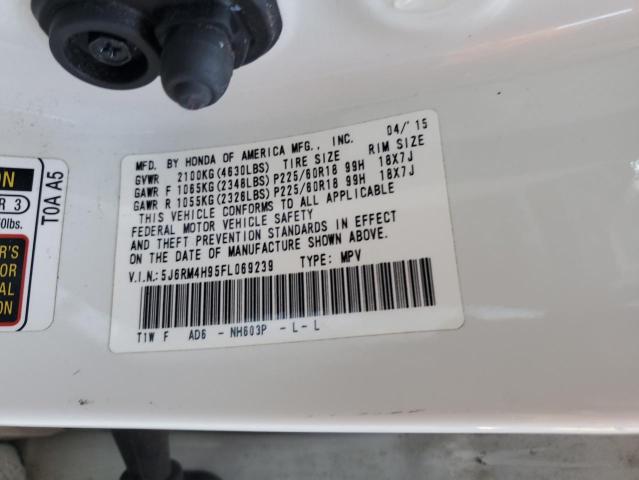 5J6RM4H95FL069239 Honda Cr-v Touring