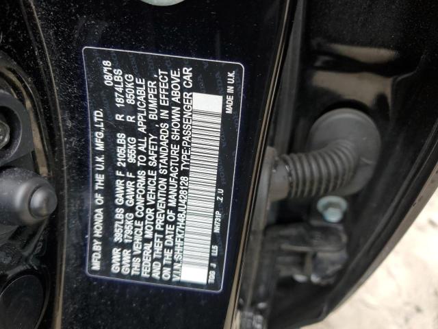 SHHFK7H48JU428128 Honda Civic Sport
