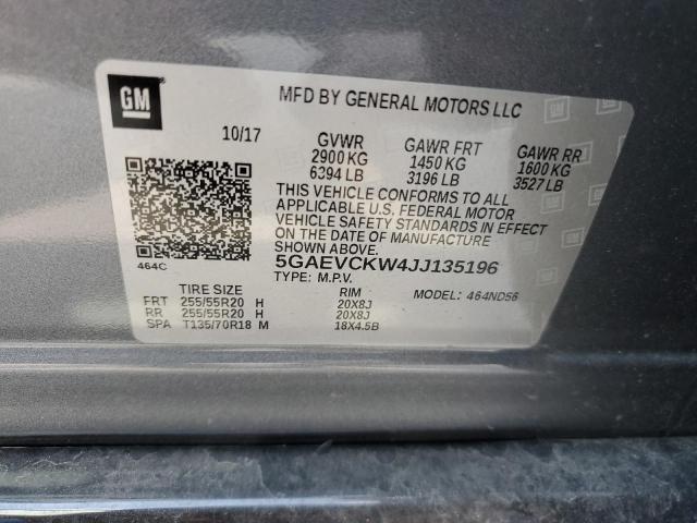 5GAEVCKW4JJ135196 Buick Enclave Avenir