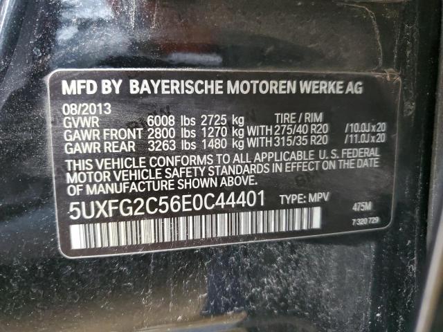 5UXFG2C56E0C44401 BMW X6 Xdrive35i