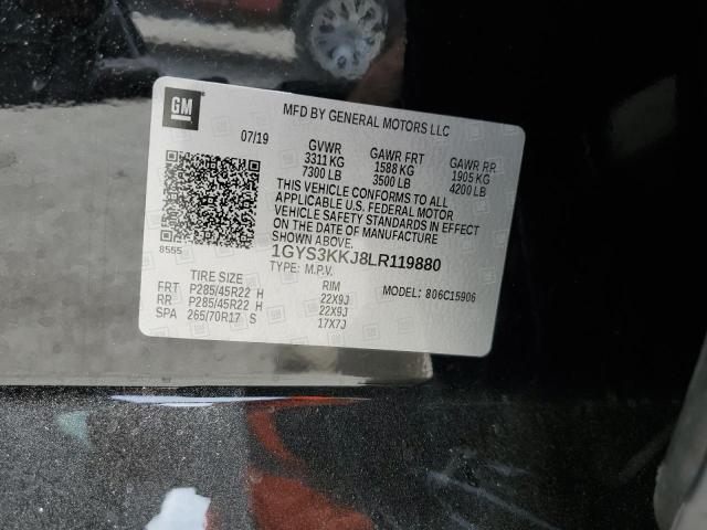1GYS3KKJ8LR119880 Cadillac Escalade Esv Platinum