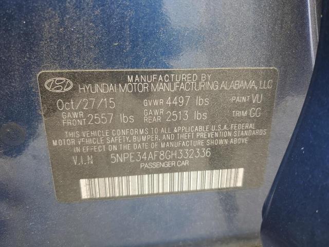 5NPE34AF8GH332336 Hyundai Sonata Sport