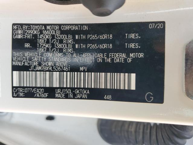 JTJAM7BX9L5267461 Lexus Gx 460 Premium