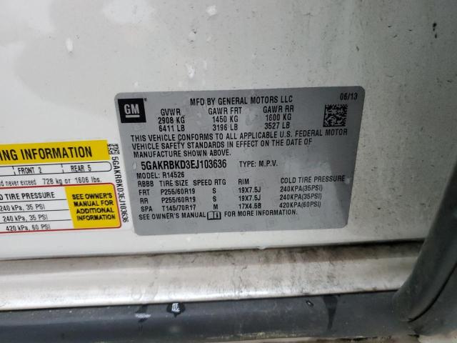 5GAKRBKD3EJ103636 Buick Enclave