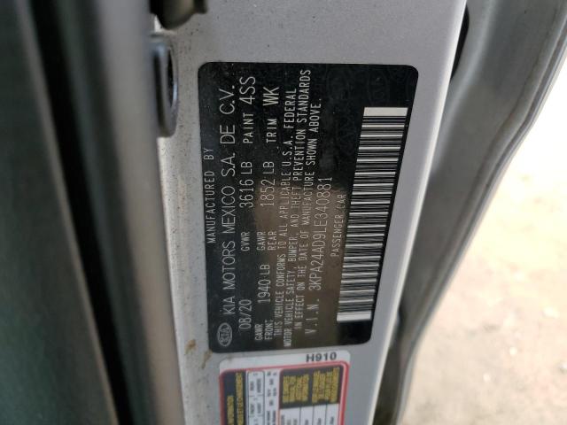 3KPA24AD9LE340881 KIA RIO LX